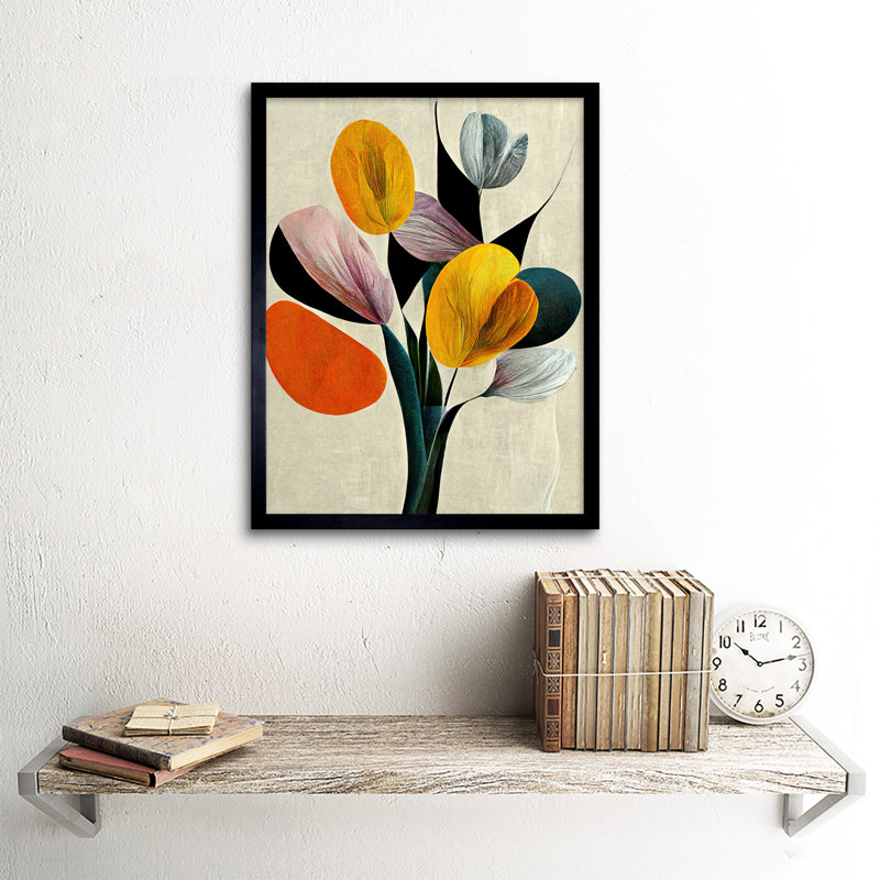 Summer Flowers Floral Bouquet Abstract - Single Picture Frame Print