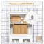 Petit buffet de 63 po avec huche, garde-manger à 4 portes, armoire de rangement autoportante avec tablette réglable pour salle à manger, salon, blanc