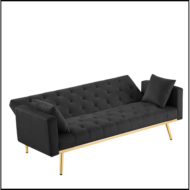 Futon-lit convertible pliant, canapé-lit pour un espace de vie compact