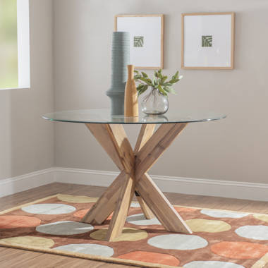 Wade Logan® Betthezel 54 Pedestal Dining Table & Reviews