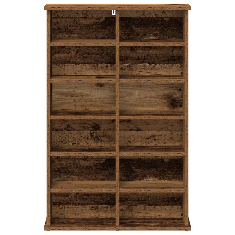 92 cm H Media Shelves, Old Wood