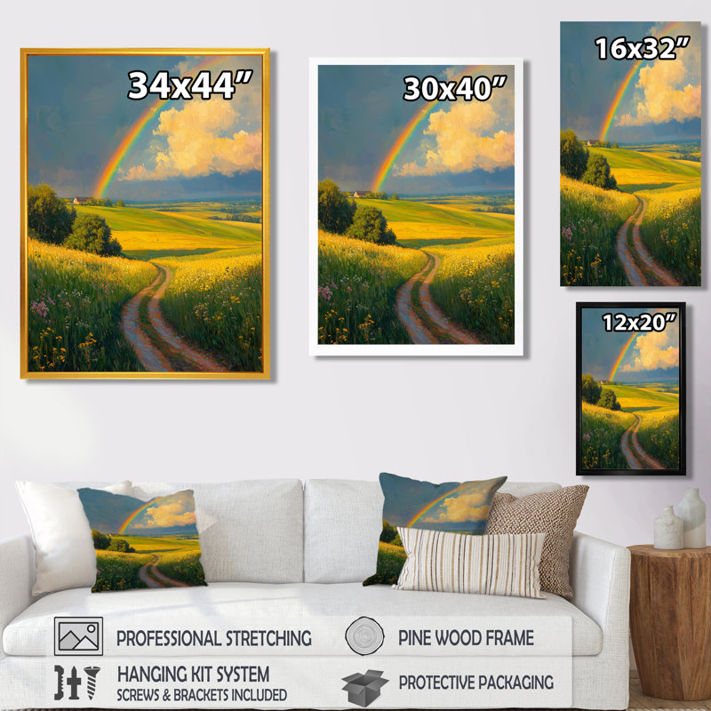 Buckhorn - paysages, art mural sur toile, H 20 po x l 12 po, Toile tendue, Ne s’applique pas