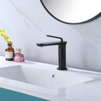 5" Height Modern Single Handle Vessel Sink Bathroom Faucet