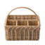Provence Rattan Flatware Caddy - Light Brown