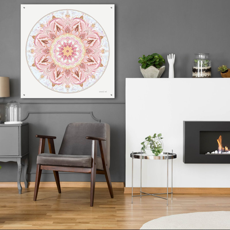 «Goa Mandala 1» par Danhui Nai, art mural en verre acrylique, H 36 po x l 36 po x P 0,2 po