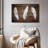 " Woodgrain White Feathers Canvas Print "-101452438
