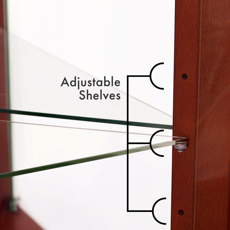 Armoire d'angle Curio