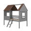 Lit mezzanine simple en bois avec deux fenêtres latérales (gris et brun)-1639995889