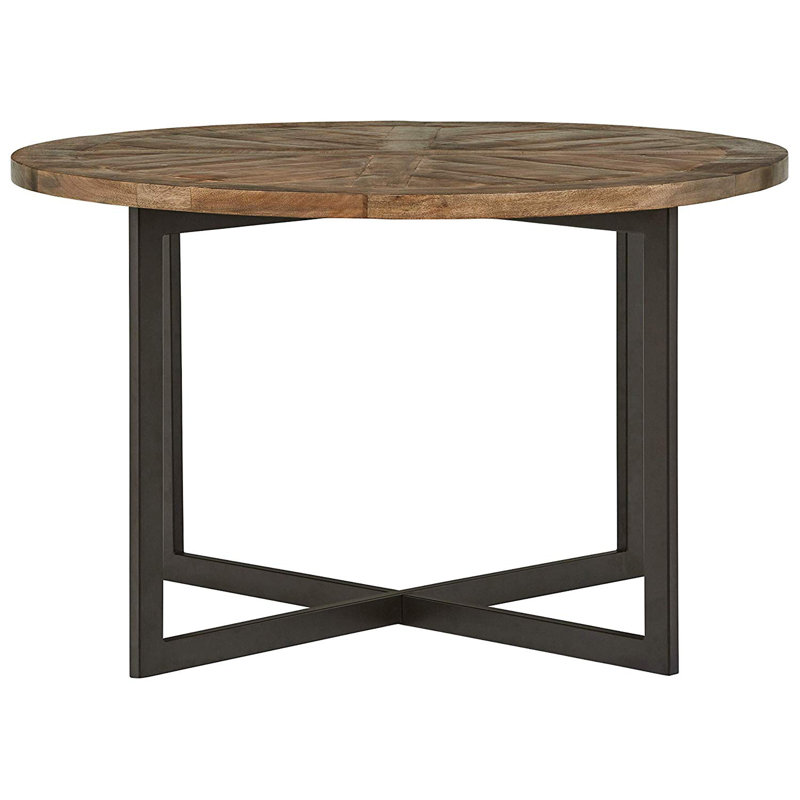 Table de salle à manger en bois massif LeLand