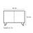 45.3in Two-door Sideboard Cabinet-109243004