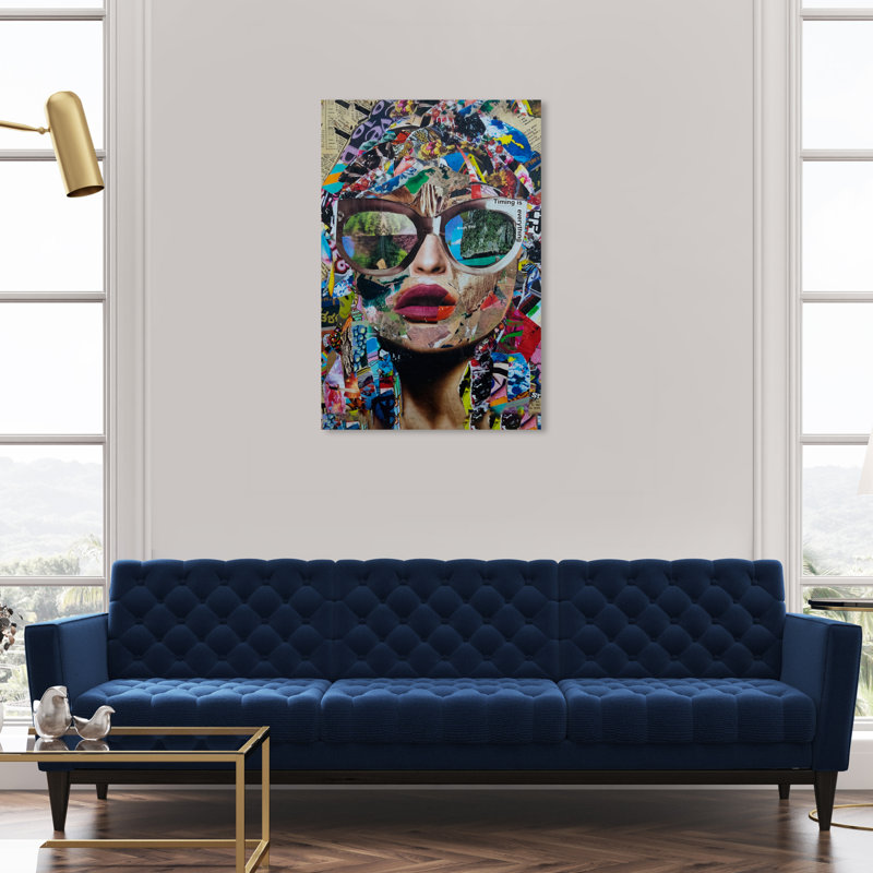 " Katy Hirschfeld Timing Is Everything ", 24" H x 36" W x 1.5" D
