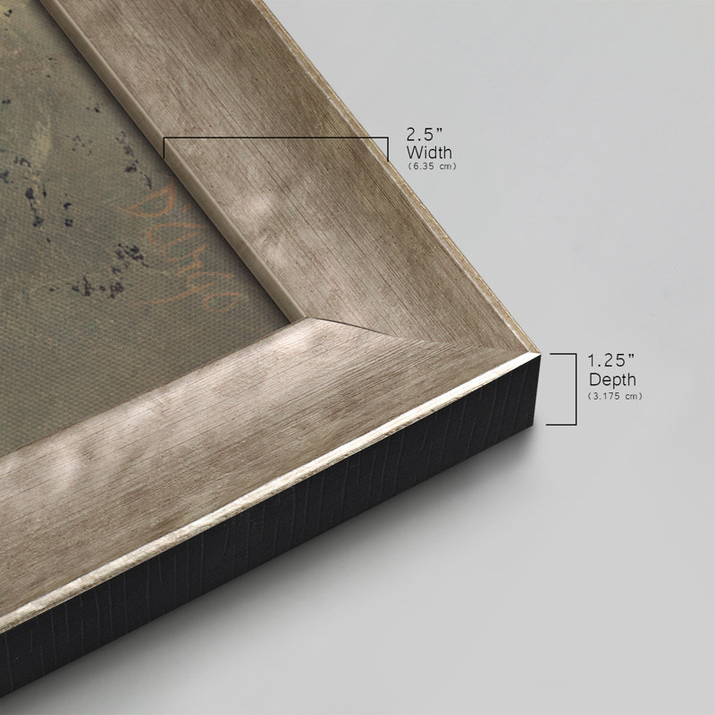 Toile encadrée de qualité supérieure Zen Path II - prête à être accrochée, H 21 po x l 37 po x P 1,25 po