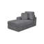 Chaise longue double compressée 2 pièces-1932640117