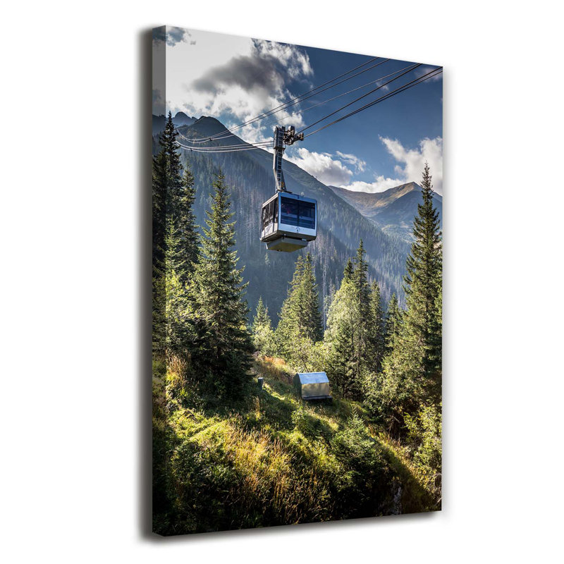 Roller Coaster - Wrapped Canvas Print