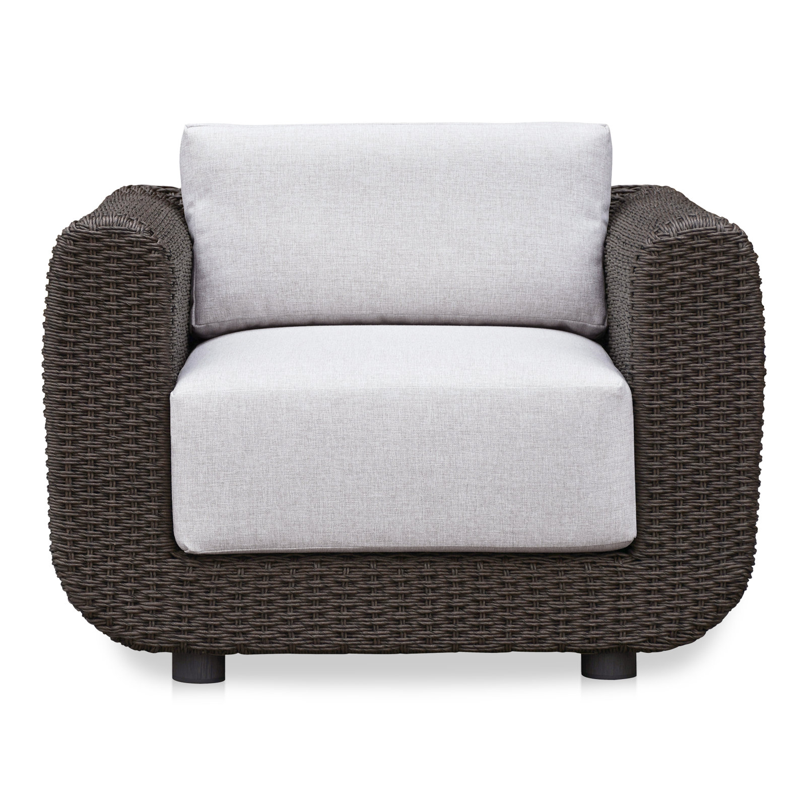 Westwick Outdoor Accent Chair, Dark Brown