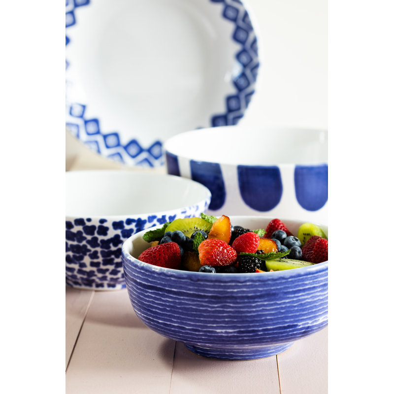 Santorini Hard Ceramic Serving Bowl