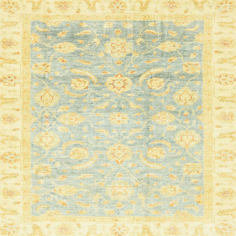 Abstract Indoor Rug, Square 8'