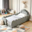 Cadre de lit pour tout-petit en bois massif pour enfants pour la chambre à coucher-129200634