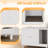 Modern Cat Litter Box Enclosure With Cat Scratching Board, Hidden Cat Litter Box Furniture Storage Cabinet-1353222173