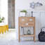 60cm Solid Wood Console Table