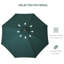 Bueford 300cm Market Parasol