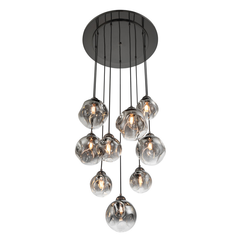 Luminaire suspendu 9 lumières Minka Metropolitan Neveh
