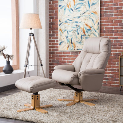 Billings 80cm Wide Swivel Standard Recliner