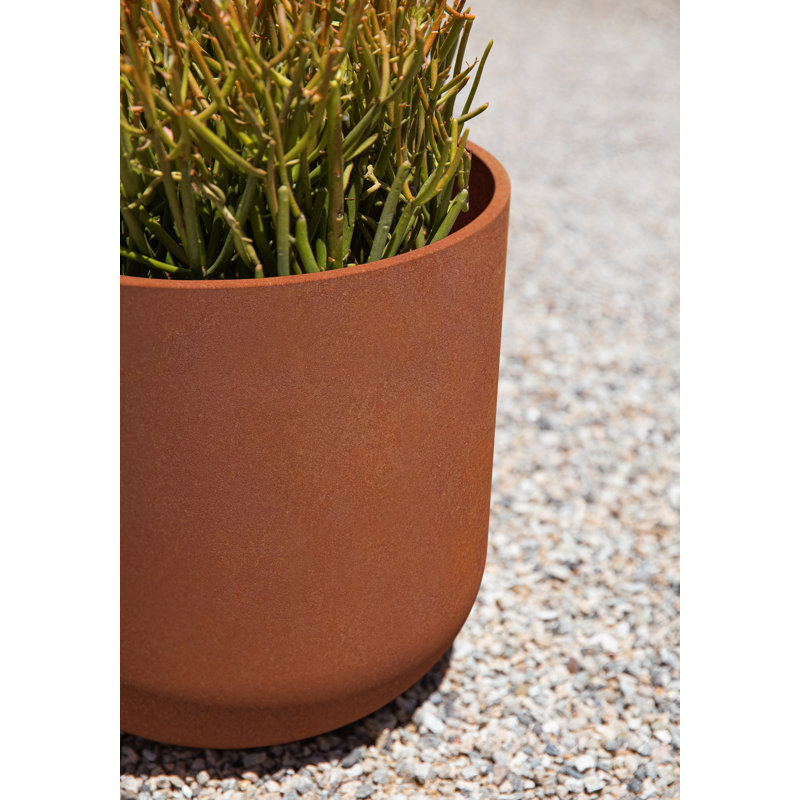 Jardinière ronde Veradek Patina Series Kona, 1, H 10,25 po x l 10 po x P 10 po
