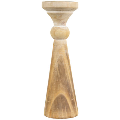 Bougeoir de table en bois 12 po H