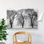 Three Trees At Winter - Wrapped Canvas-61946348