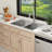 33" L x 22" W Double Bowl Stainless Steel Drop-In Kitchen Sink-130483498-130515296