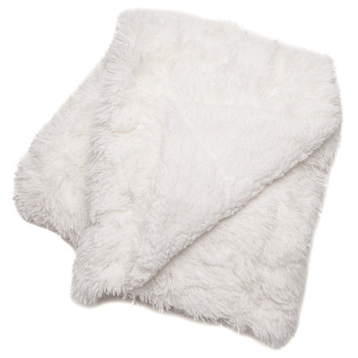 Chick Fuzzy Faux Fur Throw