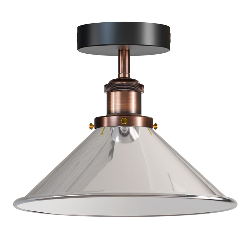 Semi Flush Mount, Chrome