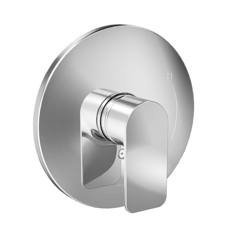 Garniture de douche à valve à pression équilibrée 7 po TOTO® Oberon®, chrome poli