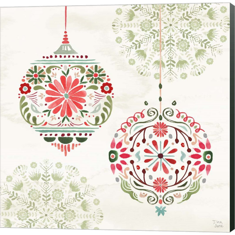 «Festive Season VII» par Dina June - reproduction d'art sur toile tendue
