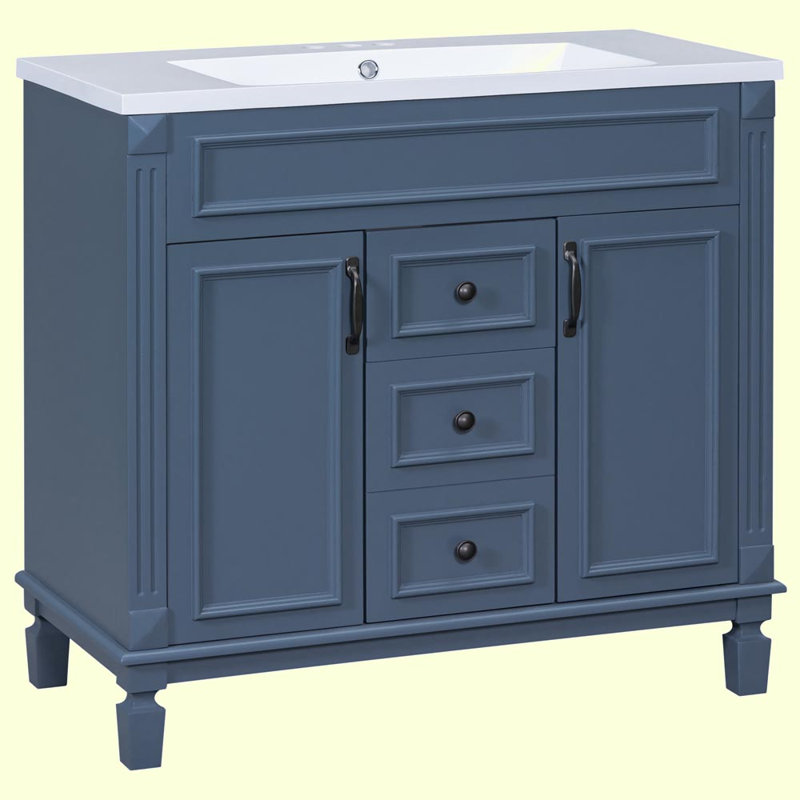 Ensemble de meuble-lavabo simple 35,9 po Silvestra