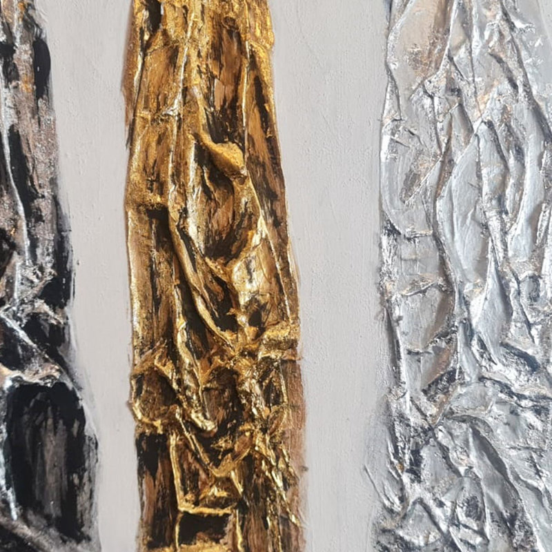Peinture à l'huile décorative, 28.35" H x 40.16" W x 1" D