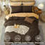 Ensemble d'édredon pour lit très grand Suncomfy 7 pièces, lit brun dans un sac avec drap-housse, drap plat, 2 taies décoratives, 2 taies d'oreiller, ensemble de literie en microfibre brossée douce toutes saisons-134073162-134073164