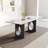 5-Piece Glass Top Dining Table Sets-1180663381-1180663380