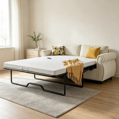  Latitude 2-in-1 Pull Out Loveseat Sofa with Mattress for Living Room
