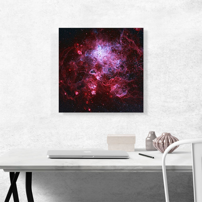 Tarantula Nebula Hubble Telescope NASA - Reproduction de photo sur toile tendue, H 18 po x l 18 po x 1,5 po