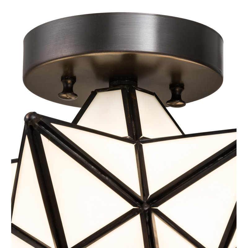 1 - Light Semi Flush Mount
