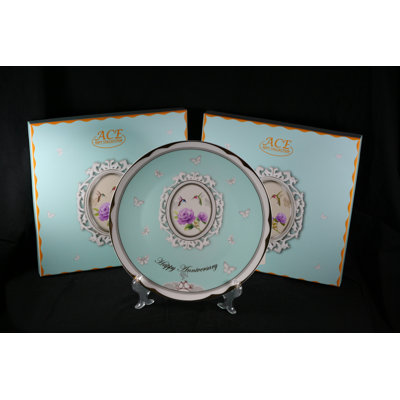 Happy Anniversary Plate