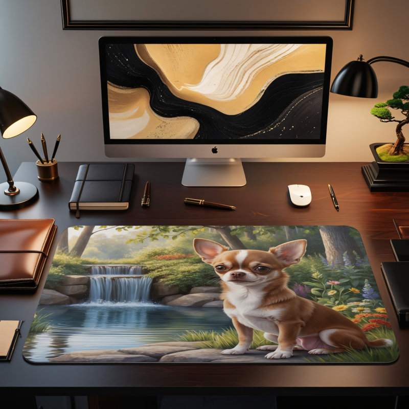 Polyester Desk Pad, 23.6x13.8