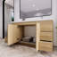 Meuble-lavabo sur pied avec lavabo en acrylique renforcé Verda-430715098