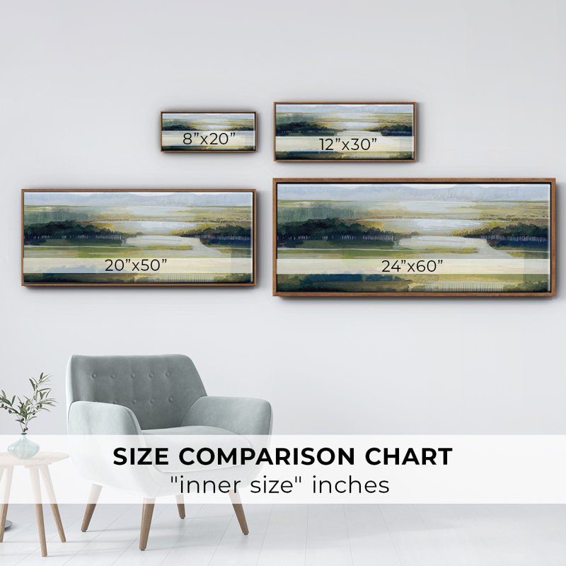 Lime Strata II- Framed Canvas