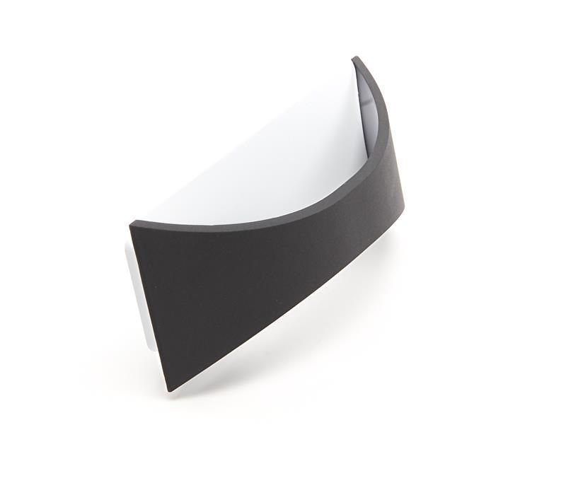 Uria Slate Integrated LED Outdoor Flush Mount, 12 cm H x 30 cm W x 9.7cm D