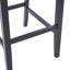 Ensemble de 2 tabourets de bar, tabourets de bar rembourrés pour îlot de cuisine, pieds en similicuir brun, siège en simili cuir d'une capacité de poids de 300 lb-119320454