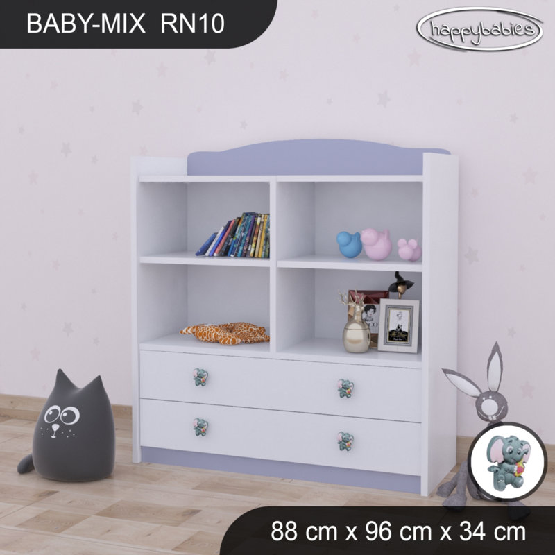 96cm H X 88cm W Kids Cube, White