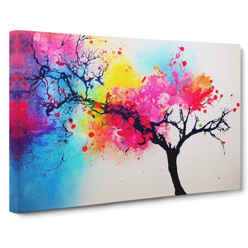 Tree Splash Vol.5 Abstract - Wrapped Canvas, 50cm H x 76cm W x 3cm D